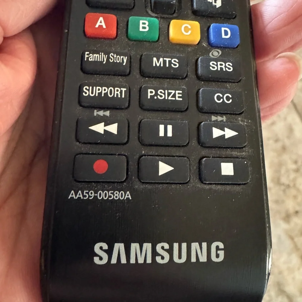 Original Samsung TV Remote Control AA59-00580A Tested And Working